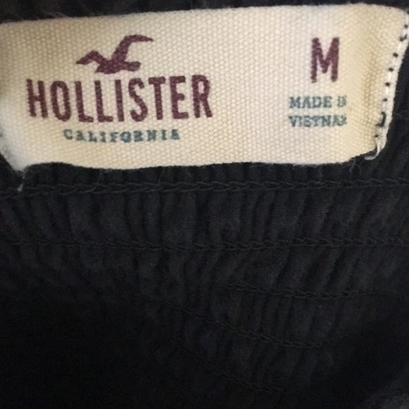 HOLLISTER Black Stretch Crop Top 🌸 - Picture 5 of 5